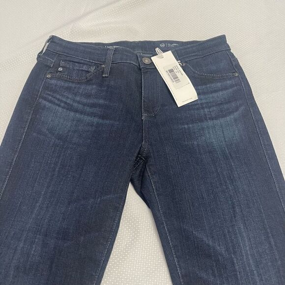 NWT Adriano Goldschmied Super Skinny Legging Ankle Dark Wash Denim Jeans Size 25 - Picture 2 of 13